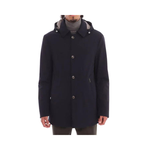 Montecore Giacca impermeabile Impermeabile Uomo in tessuto stretch Blu A23-MONTECOREF05MUCX721185-89-48 - Francavilla Moda